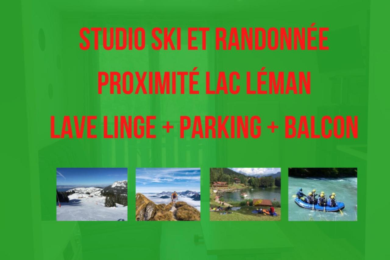 Le 67,ski et randonnée,lave linge,sèche linge,parking Bernex Exterior foto